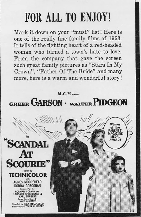 Greer Garson (Mrs. Patrick J. McChesney), Walter Pidgeon (Patrick J. McChesney), Donna Corcoran (Patsy) zdroj: imdb.com