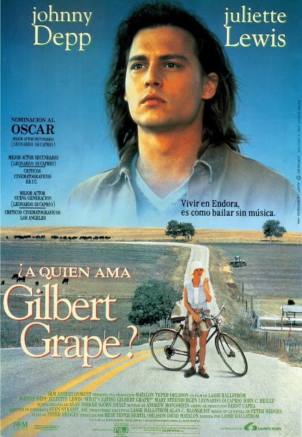 Johnny Depp (Gilbert Grape), Juliette Lewis (Becky) zdroj: imdb.com