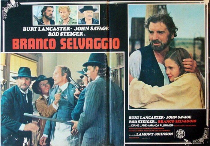 Burt Lancaster (Bill Doolin), Diane Lane (Jenny (Little Britches)), John Savage (Bittercreek Newcomb), Rod Steiger (Tilghman) zdroj: imdb.com