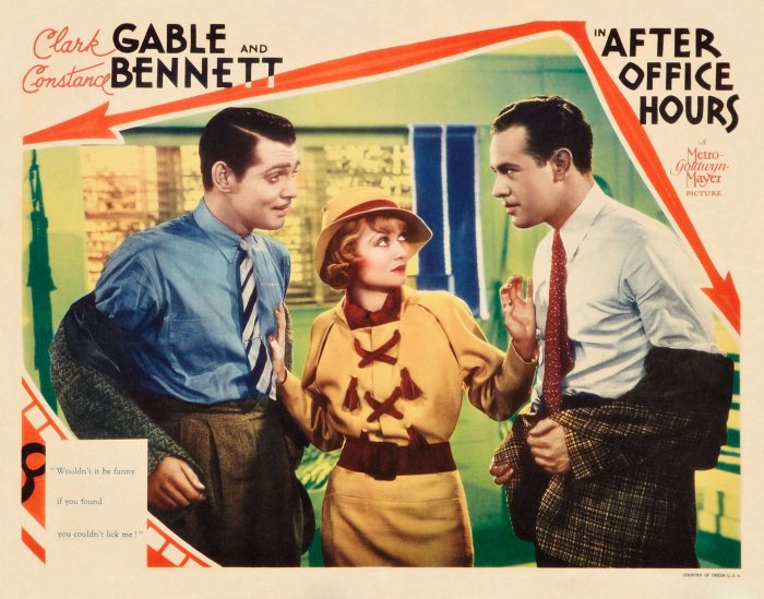 Clark Gable, Constance Bennett, Harvey Stephens zdroj: imdb.com