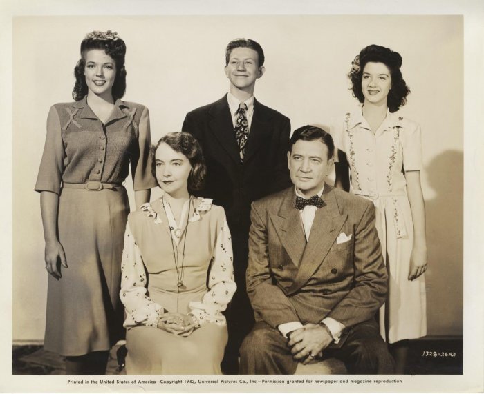 Lillian Gish, Anne Gwynne, Donald O’Connor, Richard Dix, Peggy Ryan zdroj: imdb.com