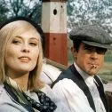 Warren Beatty (Clyde Barrow), Faye Dunaway (Bonnie Parker)