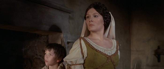 Mark Dightam (Macduff’s Son), Diane Fletcher (Lady Macduff) zdroj: imdb.com