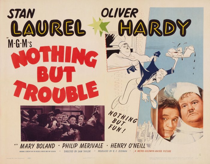 Oliver Hardy, Connie Gilchrist, Stan Laurel zdroj: imdb.com