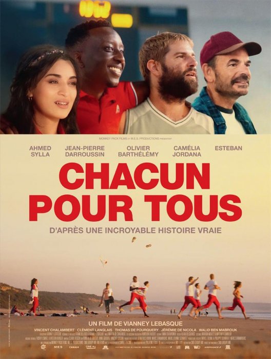 Jean-Pierre Darroussin, Olivier Barthelemy, Camélia Jordana, Ahmed Sylla zdroj: imdb.com