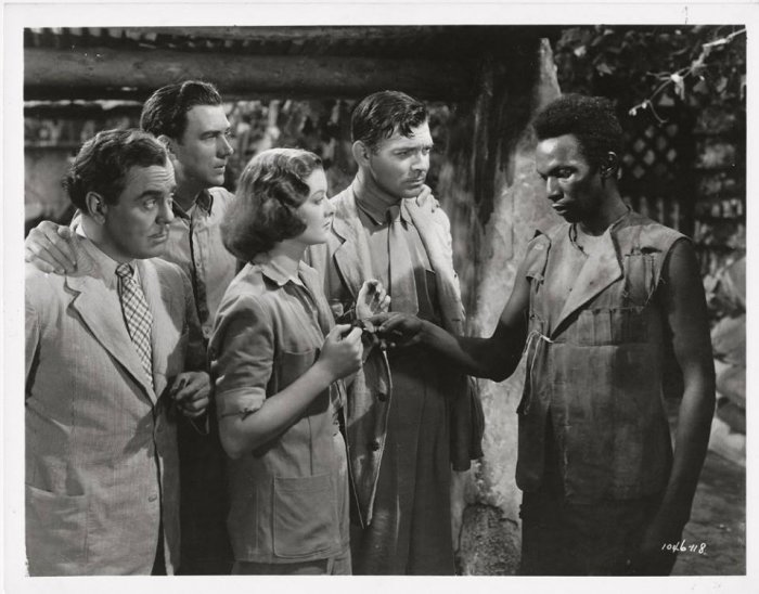 Clark Gable, Myrna Loy, Leo Carrillo, Walter Pidgeon zdroj: imdb.com