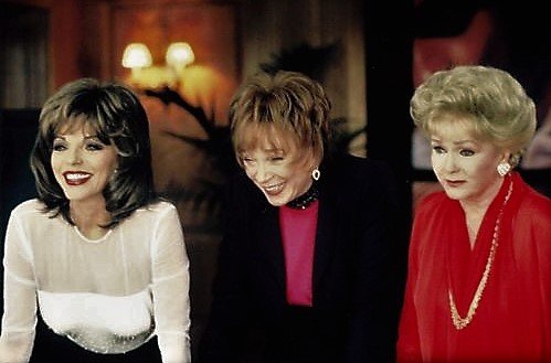Shirley MacLaine, Joan Collins, Debbie Reynolds zdroj: imdb.com