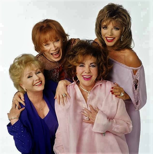 Elizabeth Taylor, Joan Collins, Shirley MacLaine, Debbie Reynolds zdroj: imdb.com