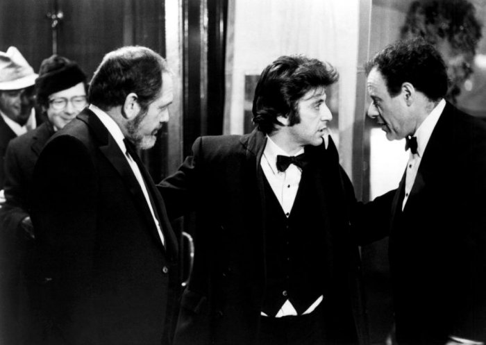 Al Pacino, Bob Dishy, Bob Elliott, Alan King zdroj: imdb.com