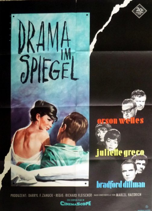 Orson Welles, Bradford Dillman, Juliette Gréco zdroj: imdb.com