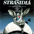  
Plagát k filmu: Pehavý max a strašidlá (1987). Zobrazenie: kresba, z otvorenej hlavy na zips vychádzajú strašidlá, modré pozadie.