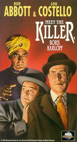 Boris Karloff (Swami Talpur), Bud Abbott (Casey Edwards), Lou Costello (Freddie Phillips) zdroj: imdb.com