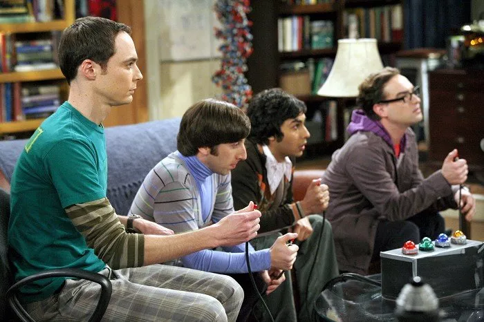 Jim Parsons (Sheldon Cooper), Simon Helberg (Howard Wolowitz), Kunal Nayyar (Raj Koothrappali), Johnny Galecki (Leonard Hofstadter)