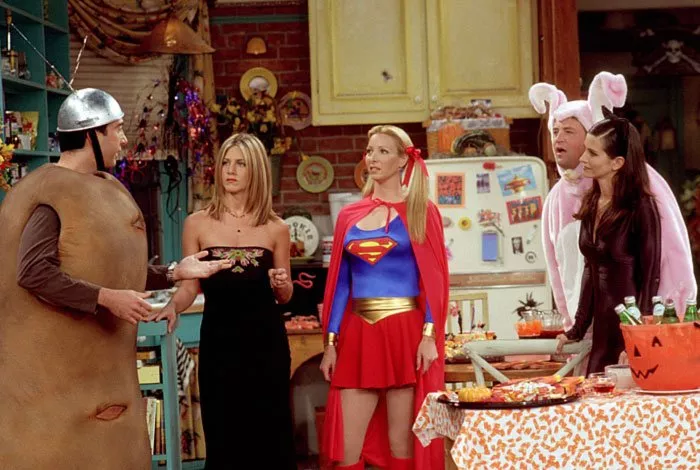 Jennifer Aniston (Rachel Greenová), Courteney Cox (Monica Gellerová), Lisa Kudrow (Phoebe Buffatová), Matthew Perry (Chandler Bing), David Schwimmer (Dr. Ross Geller)