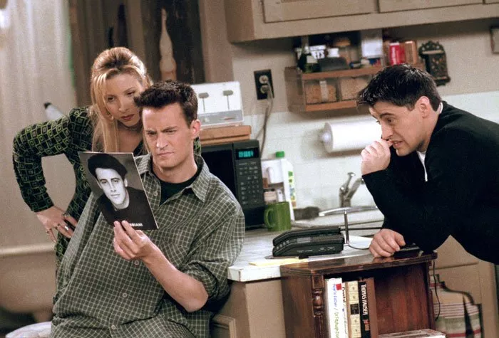 Lisa Kudrow (Phoebe Buffatová), Matthew Perry (Chandler Bing), Matt LeBlanc (Joey Tribbiani)