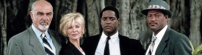 Sean Connery (Paul Armstrong), Laurence Fishburne (Sheriff Tanny Brown), Kate Capshaw (Laurie Prentiss Armstrong), Blair Underwood (Bobby Earl) zdroj: imdb.com