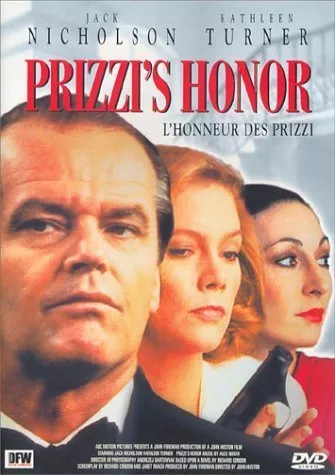 Jack Nicholson (Charley Partanna), Kathleen Turner (Irene Walker), Anjelica Huston (Maerose Prizzi) zdroj: imdb.com