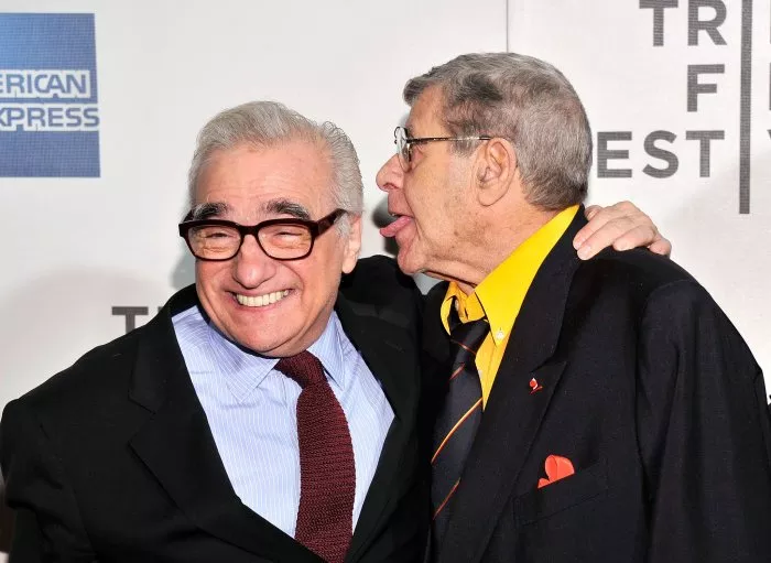 Martin Scorsese, Jerry Lewis (Jerry Langford) zdroj: imdb.com 
promo k filmu