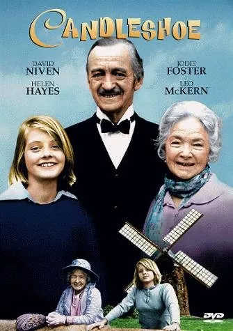 David Niven (Priory), Jodie Foster (Casey), Helen Hayes (Lady St. Edmund) zdroj: imdb.com