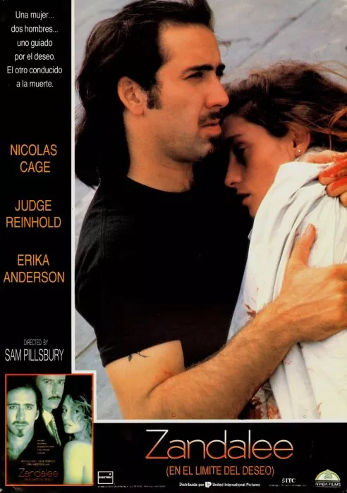 Nicolas Cage (Johnny Collins), Judge Reinhold (Thierry Martin), Erika Anderson (Zandalee Martin) zdroj: imdb.com