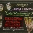 Lady Windermere's Fan (1925) - Lord Windermere