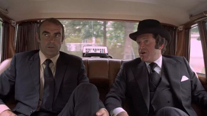 Sean Connery (Robert ’Duke’ Anderson), Alan King (Pat Angelo) zdroj: imdb.com