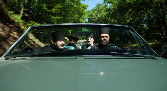 Phillip Avramov (Father Boyan), Malin Krastev (Zdravko), Kitodar Todorov (Grigor), Stefan Denolyubov (Ventsi) zdroj: imdb.com