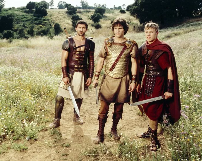 Jonathan Cake (Tyrannus), Christopher Egan (Agrippa), Santiago Cabrera (Octavius) zdroj: imdb.com