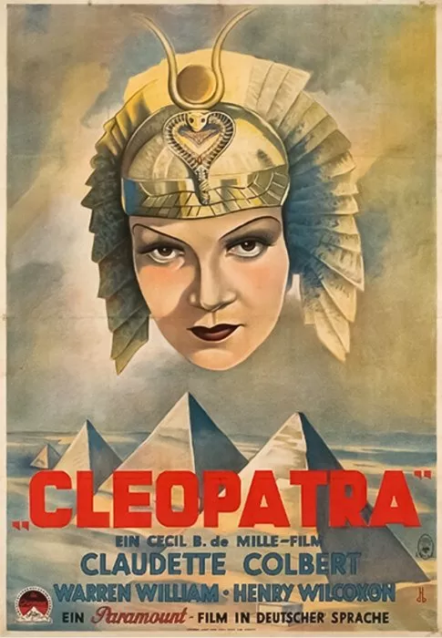 Claudette Colbert (Cleopatra) zdroj: imdb.com