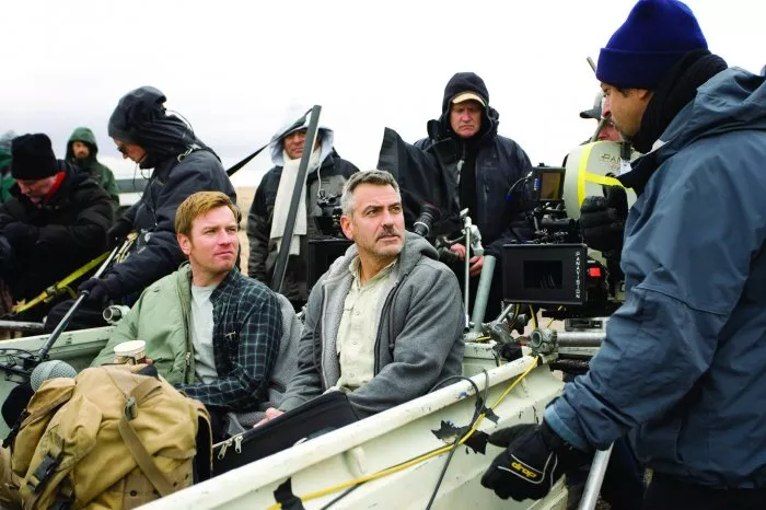 George Clooney (Lyn Cassady), Ewan McGregor (Bob Wilton), Grant Heslov zdroj: imdb.com