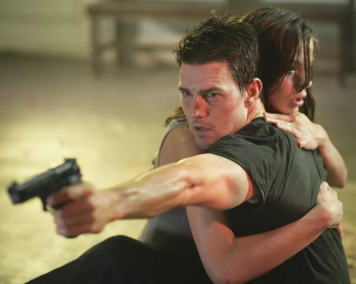 Tom Cruise (Ethan Hunt), Michelle Monaghan (Julia) zdroj: imdb.com