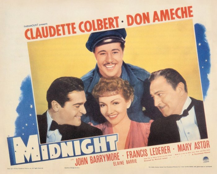 Don Ameche, John Barrymore, Claudette Colbert, Francis Lederer zdroj: imdb.com
