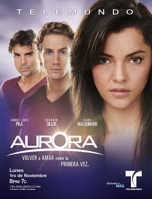 Jorge Luis Pila (Lorenzo Lobos), Sara Maldonado (Aurora Ponce de León), Eugenio Siller (Martin Lobos) zdroj: imdb.com