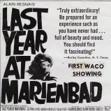 Last Year at Marienbad (1961) - A - la femme brune