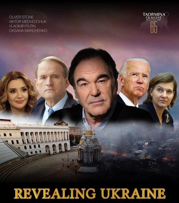 Oliver Stone, Joe Biden, Viktor Medvedchuk, Oksana Marchenko zdroj: imdb.com