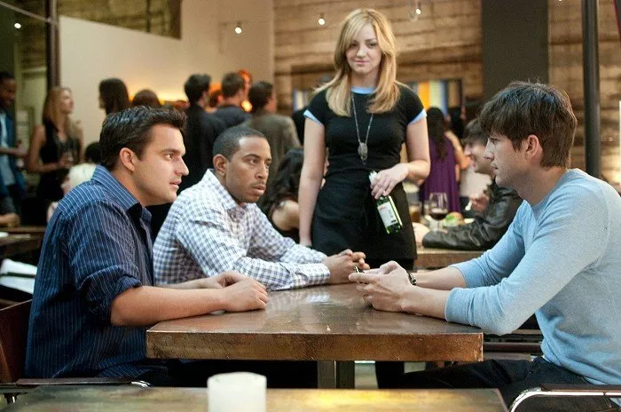 Jake Johnson (Eli), Ludacris (Wallace), Abby Elliott (Joy), Ashton Kutcher (Adam)