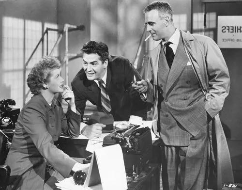 Lucille Ball (Anne), Victor Mature (Pete Wilson), Paul Stewart (Argus) zdroj: imdb.com