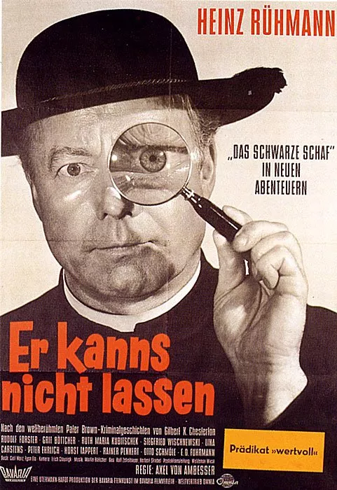 Heinz Rühmann (Pater Brown), Axel von Ambesser zdroj: imdb.com