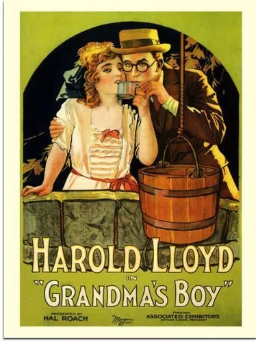 Mildred Davis (Mildred - Harold’s Girl), Harold Lloyd (Harold - Grandma’s Boy) zdroj: imdb.com