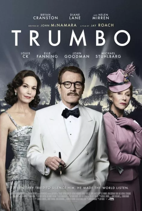 Diane Lane (Cleo Trumbo), Helen Mirren (Hedda Hopper), Bryan Cranston (Dalton Trumbo) zdroj: imdb.com