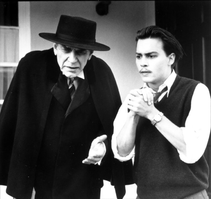 Johnny Depp (Ed Wood), Martin Landau (Bela Lugosi) zdroj: imdb.com