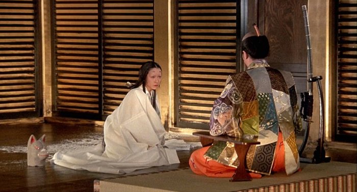 Jinpachi Nezu (Jiro Masatora Ichimonji), Mieko Harada (Lady Kaede) zdroj: imdb.com