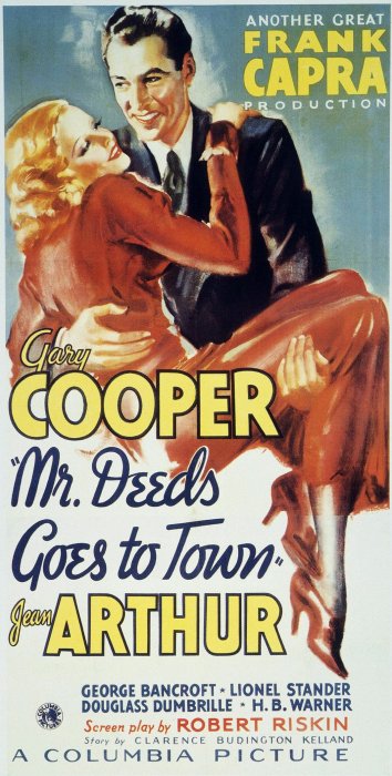 Gary Cooper (Longfellow Deeds), Jean Arthur (Babe Bennett) zdroj: imdb.com