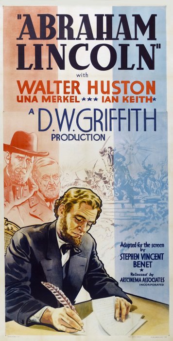 Hobart Bosworth (General Lee), Walter Huston (Abraham Lincoln), E. Alyn Warren (Stephen A. Douglas) zdroj: imdb.com