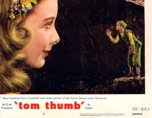 Russ Tamblyn (Tom Thumb), June Thorburn (The Lover: Forest Queen) zdroj: imdb.com