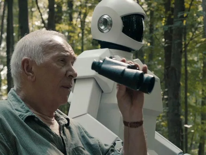 Frank Langella (Frank), Peter Sarsgaard (Robot) zdroj: imdb.com