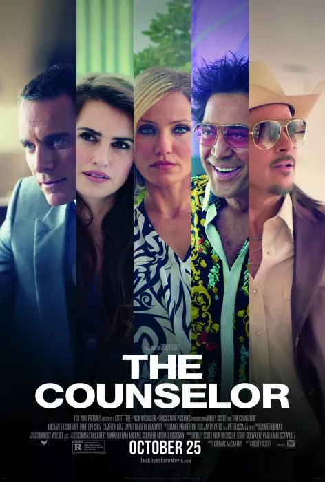 Brad Pitt (Westray), Cameron Diaz (Malkina), Javier Bardem (Reiner), Penélope Cruz (Laura), Michael Fassbender (Counselor) zdroj: imdb.com
