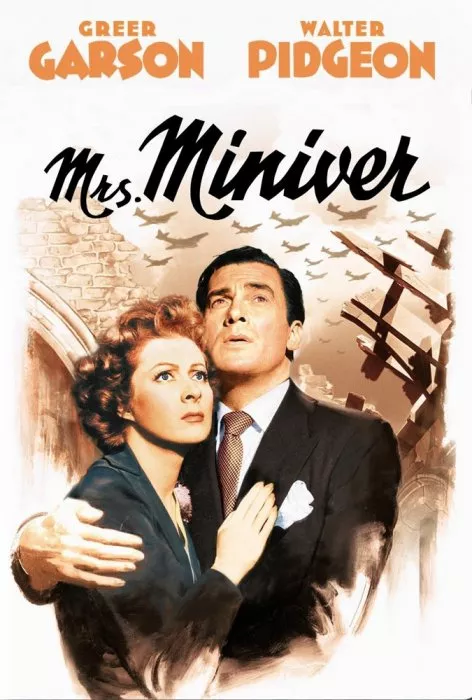 Greer Garson (Mrs. Miniver), Walter Pidgeon (Clem Miniver) zdroj: imdb.com