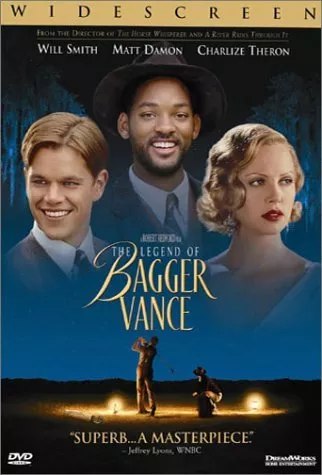 Will Smith (Bagger Vance), Charlize Theron (Adele Invergordon), Matt Damon (Rannulph Junuh) zdroj: imdb.com