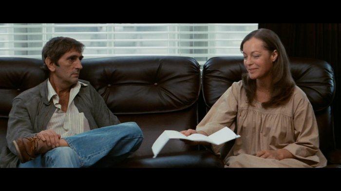 Harry Dean Stanton (Vincent Ferriman), Romy Schneider (Katherine Mortenhoe) zdroj: imdb.com